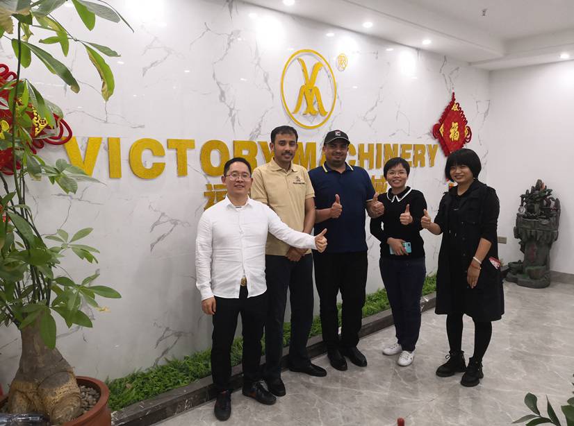 Nice Arab partner Visit Victory Machinery