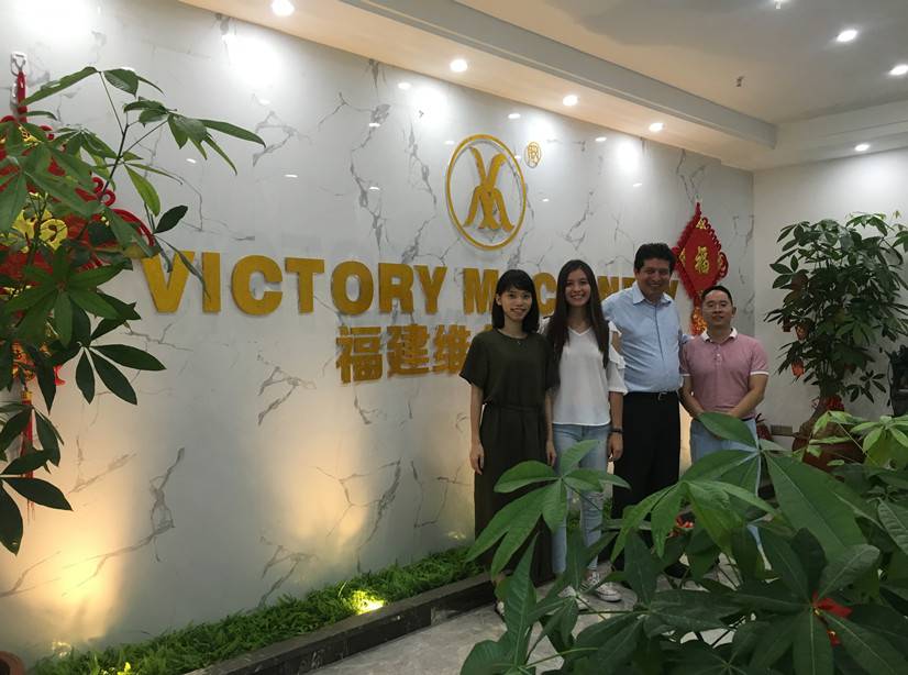 Nice Egyptian partner Visit Victory Machinery